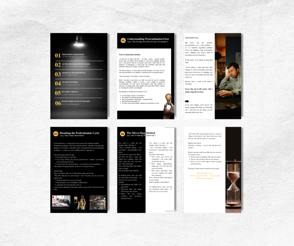 The Step-by-Step Guide to Boost Productivity, Focus & Motivation