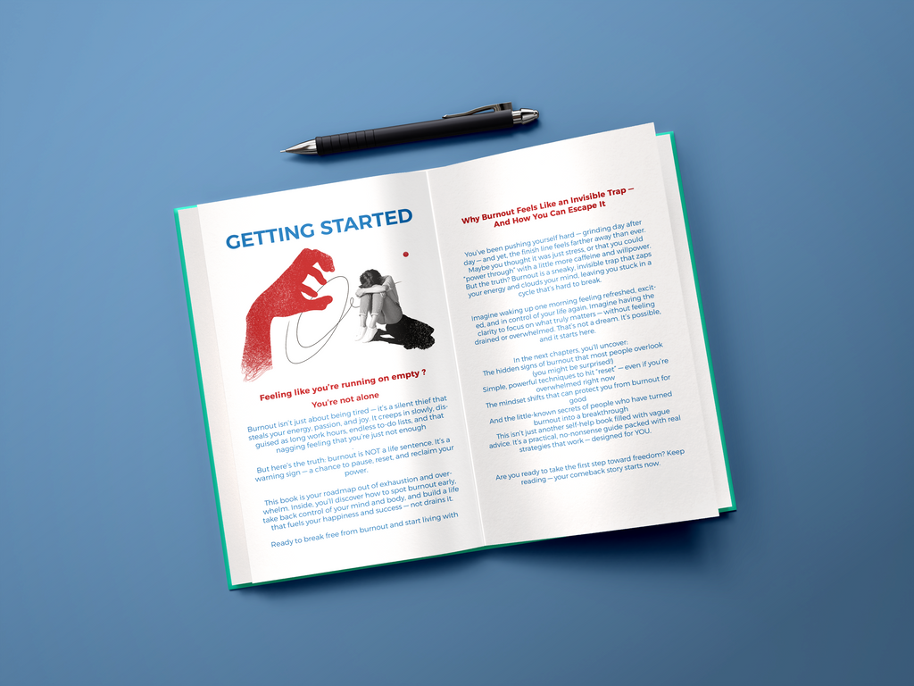 No More Burnout – The Proven 7-Day Plan to Recharge Your Mind, Body & Life | Stress Relief & Self-Help Ebook